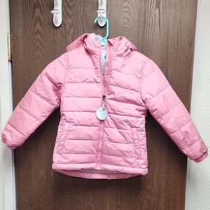 Pink Kids Puffer Jacket